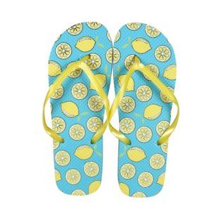 NEW TUSCAN LEMON LADIES FLIP FLOPS Sz S / M / L !!